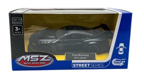 Игрушечная машина MSZ Street Series Ford Mustang GT3, 1:42, черный цв.