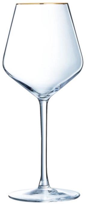 Vīna glāžu komplekts, kristāls, 0.47 l, 4 gab.