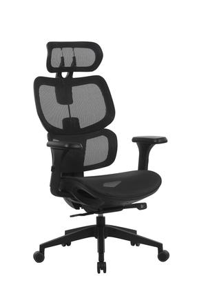 Darbo kėdė Office Products Hydra, 69 x 69 x 99 - 108.5 cm, juoda sp.