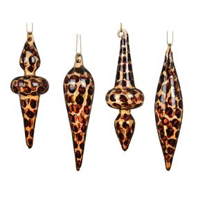 Eglutės žaisliukas Decoris Leopard, ruda sp./(spalva/dizainas parenkami atsitiktine tvarka), stiklas