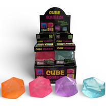 Sensorinis spaudomas žaislas Squeeze Cube, 5 cm, (spalva/dizainas parenkami atsitiktine tvarka)