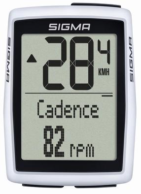 Велосипедный компьютер Sigma BC 12.0 COMP307, пластик, белый цв.