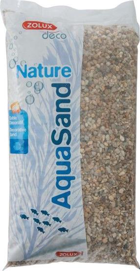 Akvārija grants Zolux Aquasand Nat Quartz, 12 kg, zelta krās./balta krās./dzeltena krās.