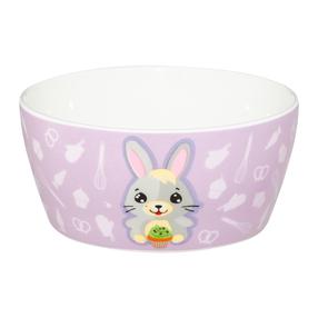 Bļoda Ambition Junior Betty And Bunny, 400 ml, 6+ mēn., 12.2 cm, porcelāna, violeta krās.