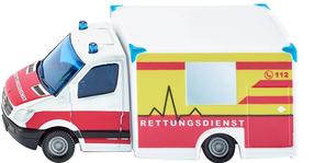 Mängu kiirabiauto Siku 1536, 1:55, punane v./kollane v.