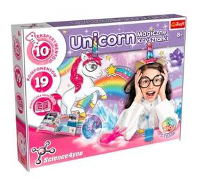 Žaidimas kristalų laboratorija Trefl Unicorn Magical crystals, įvairių spalvų