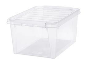Daiktadėžė SmartStore, 31 l, skaidri sp., 50 x 39