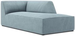 Sofa Micadoni Home Ruby Corduroy Chaise Longue, žydra sp., dešininė, 181 x 93 cm x 69 cm