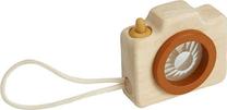 Lavinimo žaislas Plan Toys Mini Camera, ruda sp.