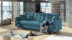 Sofa Asgard Kronos 13, mėlyna sp., 92 x 233 cm x 93 cm