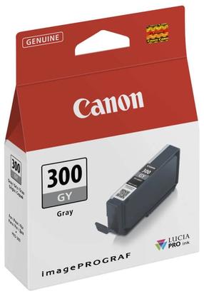 Rašalinio spausdintuvo kasetė Canon PFI-300, pilka sp., 14 ml