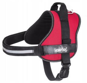 Regulējamas krūšu siksnas Hobbydog Julletta, sarkana krās., 830 - 1090 mm x 220 mm, XXXL