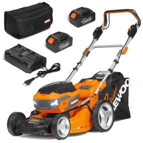 Akumulatora zāles pļāvējs pašgājējs Daewoo DLM 5042Li-S SET, 47 cm
