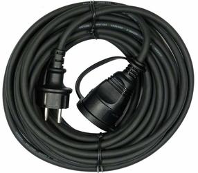 Buitinis ilgintuvas Yato YT-81025, 3 x 1,5 mm², 10 m, IP44, 1 lizdo, juoda sp.