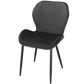 Valgomojo kėdė Springos HF0029, juoda sp., 60 cm x 50 cm x 83 cm