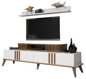 Elutoa mööblikomplekt Kalune Design Eylul, sise, pruun v./valge v.