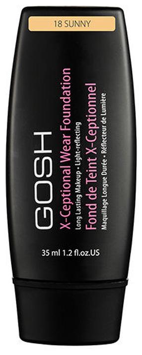 Жидкая основа для макияжа Gosh X-Ceptional Wear, 18 sunny, 35 мл