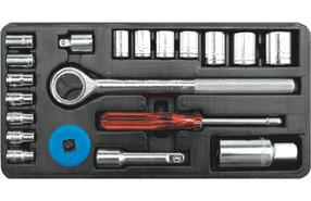 Sešstūra uzgriežņu atslēgu komplekts Vorel 58210, 50 mm, 4 - 17 mm, 21 gab.