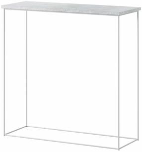 Konsolinis staliukas ADRK Milan, marmurinė pilka sp., 30 cm x 80 cm x 80 cm