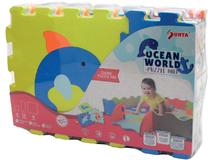 Kilimėlis kūdikiams - dėlionė Junta Ocean world, 89 cm x 89 cm, 25 vnt, įvairių spalvų