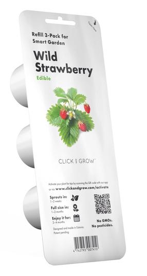 Išmanios daigyklos sėklos Click & Grow, žemuogės, 50 g, 3 vnt.
