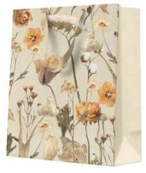 Dāvanu maisiņš Paw Decor Collection Medium Botanical Dream, 10 cm x 25 cm x 20 cm, daudzkrāsaina