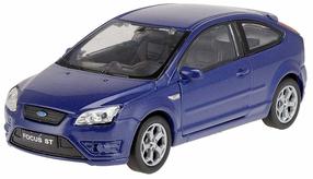Žaislinis automobilis Welly Ford Focus ST, 1:34, mėlyna sp.