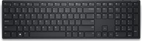 Bezvadu datora tastatūra Dell KB500, Angļu (US), melna krās.