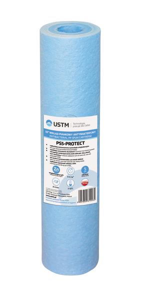 Кассета для фильтра раздувной полипропилен USTM PS5-PROTECT, полипропилен, 10", 5 микрон