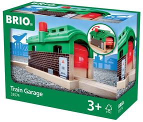 Железнодорожный переезд Brio Train Garage 4080301-0150, зеленый цв.