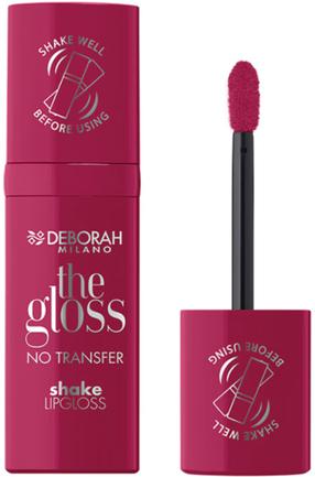 Lūpu spīdums Deborah Milano The Gloss No Transfer, 4 ml, 06 juicy red