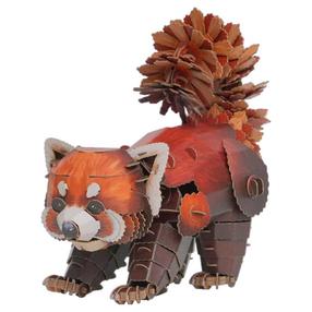 3D пазл MakeBug Red Panda MB-B-0013, 9 см x 7 см, коричневый цв.