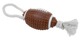Mänguasi koerale, köis Zolux Squeaky Us Football Rope 480780, 10 cm, pruun v.