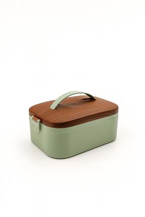 Pārtikas trauks Hermia BU0021, 0.65 l, 18.5 cm x 14.5 cm, zaļa krās.