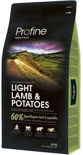 Kuiv koeratoit Profine Dog Light, lambaliha/kartul, 15 kg
