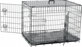 Šuns narvas Zolux Nomad 2 in 1 L, 91 x 60 x 66 cm, plastikas/metalas, juoda sp.