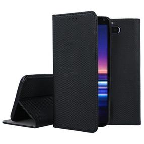 Telefono dėklas Mocco Smart Magnet, juoda sp., Samsung