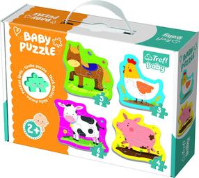 Puzle Trefl village Animals 36070, 27 cm x 19 cm, 18 gab., daudzkrāsaina