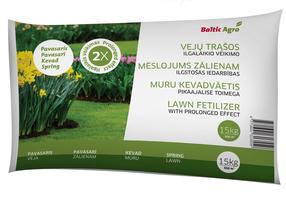 Mēslojums zālienam Baltic Agro Lawn fertilizers, granulēts, 15 kg