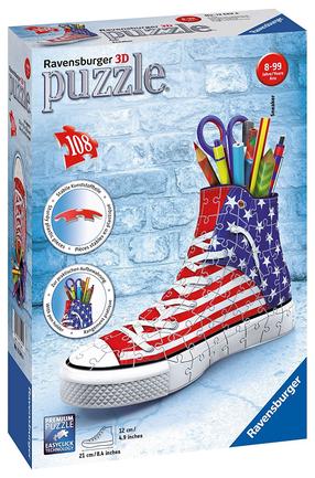 3D dėlionė Ravensburger American sneakers 108pcs, 108 vnt.
