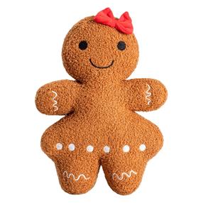 Kalėdinė dekoratyvinė pagalvėlė Homla Gingerbread, ruda, 35 cm x 25 cm
