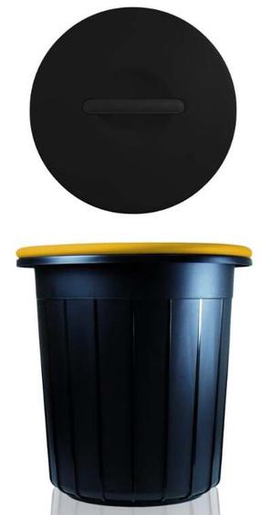 Prügikast Gio'Style Ecosolution 5760050, kollane v./tumehall v., 25 l, 39 cm x 37.5 cm