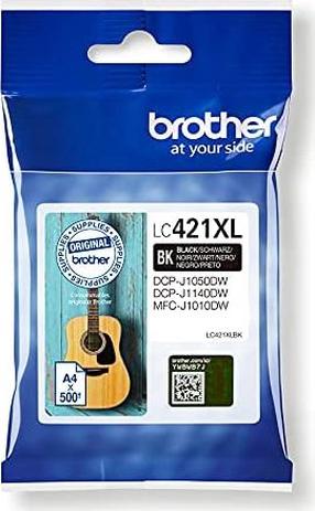 Tindiprinteri kassett Brother LC421XLBK, must v.