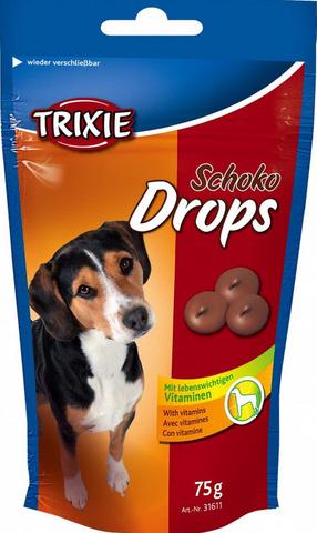 Skanėstas šunims Trixie Chocolate Drops, 0.075 kg