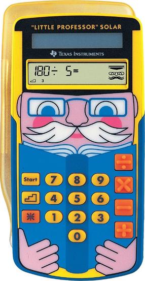 Skaičiuotuvas stalinis Texas Instruments Little Professor, įvairių spalvų