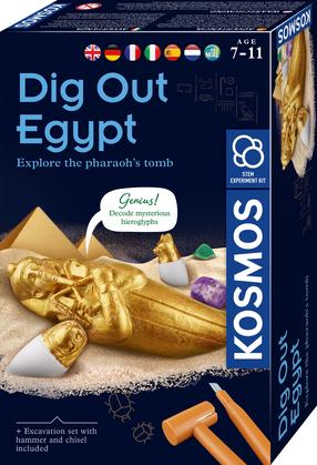 Kaevetööde komplekt Kosmos Dig Out Egypt, pruun v./kuldne v.