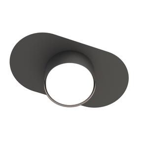 Šviestuvas lubų Emibig Stilo, GX53, 1 x 12 W, juoda sp. / juoda sp., 11 x 20 cm