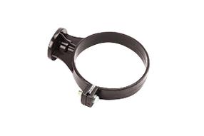 Lietus ūdens notekcaurules turētājs, Ø 8 cm, polivinilhlorīds (pvc), brūna krās.