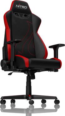 Žaidimų kėdė Nitro Concepts S300 EX, juoda sp./raudona sp.
