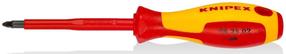 Atsuktuvas Knipex Pozidriv 98 25 02, kryžminis, izoliuotas, 21.2 cm